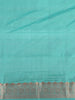 Rose Gold Pink Striped Zari Border Tissue Silk Saree - Diadem