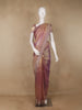 Rose Gold Solid Design Georgette Saree - Diadem
