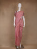 Rose Pink Floral Designed Organza Designer Saree - Diadem