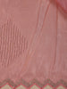 Rose Pink Floral Designed Organza Designer Saree - Diadem