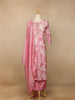 Rose Pink Floral Printed Salwar Suit - Diadem