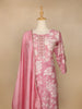 Rose Pink Floral Printed Salwar Suit - Diadem