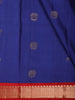 Royal Blue Butta Woven Design Kanchipuram Silk Saree with Contrast Border
