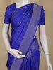 Royal Blue Butta Woven Design Pure Kanchipuram Silk Saree with Zari Border