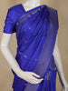 Royal Blue Butta Woven Design Pure Kanchipuram Silk Saree with Zari Border