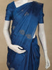 Royal Blue Butta Woven Design Soft Silk Fancy Saree with Self Border