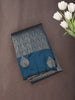 Royal Blue Floral Zari Woven Design Art Silk Saree
