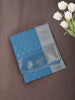 Royal Blue Floral Zari Woven Design Art Silk Saree