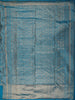 Royal Blue Floral Zari Woven Design Pure Kanchipuram Silk Saree with Butta Zari Border