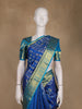 Royal Blue Geometric Woven Design Kanchipuram Silk Saree