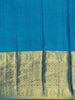 Royal Blue Geometric Woven Design Kanchipuram Silk Saree