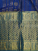 Royal Blue Geometric Woven Design Kanchipuram Silk Saree