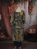Royal Blue Kalamkari Printed Design Cotton Salwar Suit