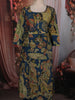 Royal Blue Kalamkari Printed Design Cotton Salwar Suit