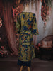 Royal Blue Kalamkari Printed Design Cotton Salwar Suit