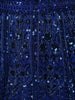 Royal Blue Sequins Embroidered Design Net Lehenga with Dupatta