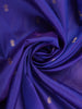 Purple Small Butta Woven Kanchipuram Silk Saree with Zari Border