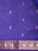 Purple Small Butta Woven Kanchipuram Silk Saree with Zari Border