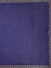 Royal Blue Solid Design Crepe Silk Saree