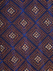Royal Blue Striped Design Georgette Saree With Designer Blouse