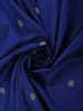 Royal Blue Butta Woven Design Pure Kanchipuram Silk Saree with Temple Zari Border