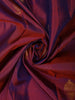 Royal Dual Tone Maroon Blue Butta Zari Woven Design Pure Kanchipuram Silk Saree with Contrast Border