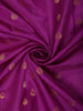 Royal Magenta Purple Butta Zari Woven Design Pure Kanchipuram Silk Saree