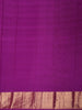 Royal Magenta Purple Butta Zari Woven Design Pure Kanchipuram Silk Saree