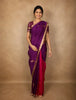 Royal Purple Birds Zari Woven Design Tissue Designer Saree with Scalloped Border with Zari Border