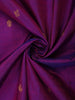 Royal Purple Butta Zari Woven Design Pure Kanchipuram Silk Saree with Contrast Border
