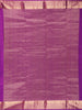 Royal Purple Peacock Butta Woven Design Pure Kanchipuram Silk Saree with Zari Border