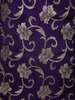Royal Purple Floral Zari Woven Design Banarasi Silk Palazzo Suit with Choker Dupatta