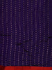 Royal Purple Floral Zari Woven Design Pure Banarasi Silk Party Wear Saree with Contrast Solid Border