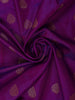 Royal Purple Paisley Design Banarasi Silk Saree - Diadem