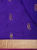 Royal Violet Butta Zari Woven Design Pure Kanchipuram Silk Saree with Contrast Zari Border