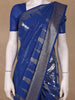 Royal Blue Sequin Embellished Chiffon Saree - Diadem