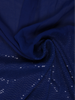 Royal Blue Sequin Embellished Chiffon Saree - Diadem