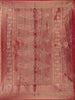 Royal Mauve Floral And Paisley Motifs Banarasi Silk Saree - Diadem
