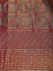 Royal Mauve Floral And Paisley Motifs Banarasi Silk Saree - Diadem