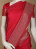 Ruby Pink Bird Design Raw Silk Saree - Diadem