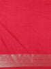 Ruby Pink Bird Design Raw Silk Saree - Diadem