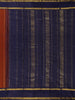 Rust Brown Checked Woven Pure Silk Saree With Zari Border