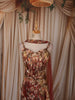 Rust Maroon Floral Printed and Stone Embellished Design Tissue Silk Fancy Lehenga with Matching Choker Dupatta