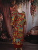 Rust Maroon Kalamkari Printed Design Cotton Salwar Suit