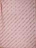 Rust Maroon Vertical Striped Sequins and  Beads Embroidered Design Net Party Wear Saree with Designer Border