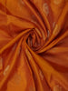 Rust Orange Butta Woven Design Kanchipuram Silk Saree