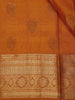 Rust Orange Butta Woven Design Kanchipuram Silk Saree