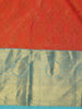 Rust Orange Butta Woven Design Kanchipuram Silk Saree
