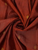 Rust Orange Butta Woven Design Pure Kanchipuram Silk Saree