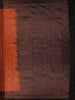Rust Orange Butta Woven Design Soft Silk Fancy Saree with Contrast Border